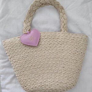 Bergdorf Goodman Braided Handle Woven Bag